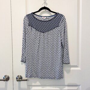 Boden Blue Printed All Day Wear Top